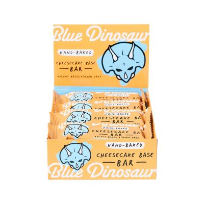 Blue Dinosaur Snack Bar Cheesecake Base 45g x 12 Display